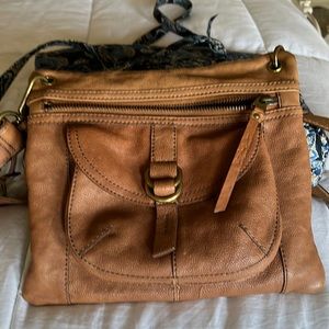 Cute Fossil leather crossbody purse